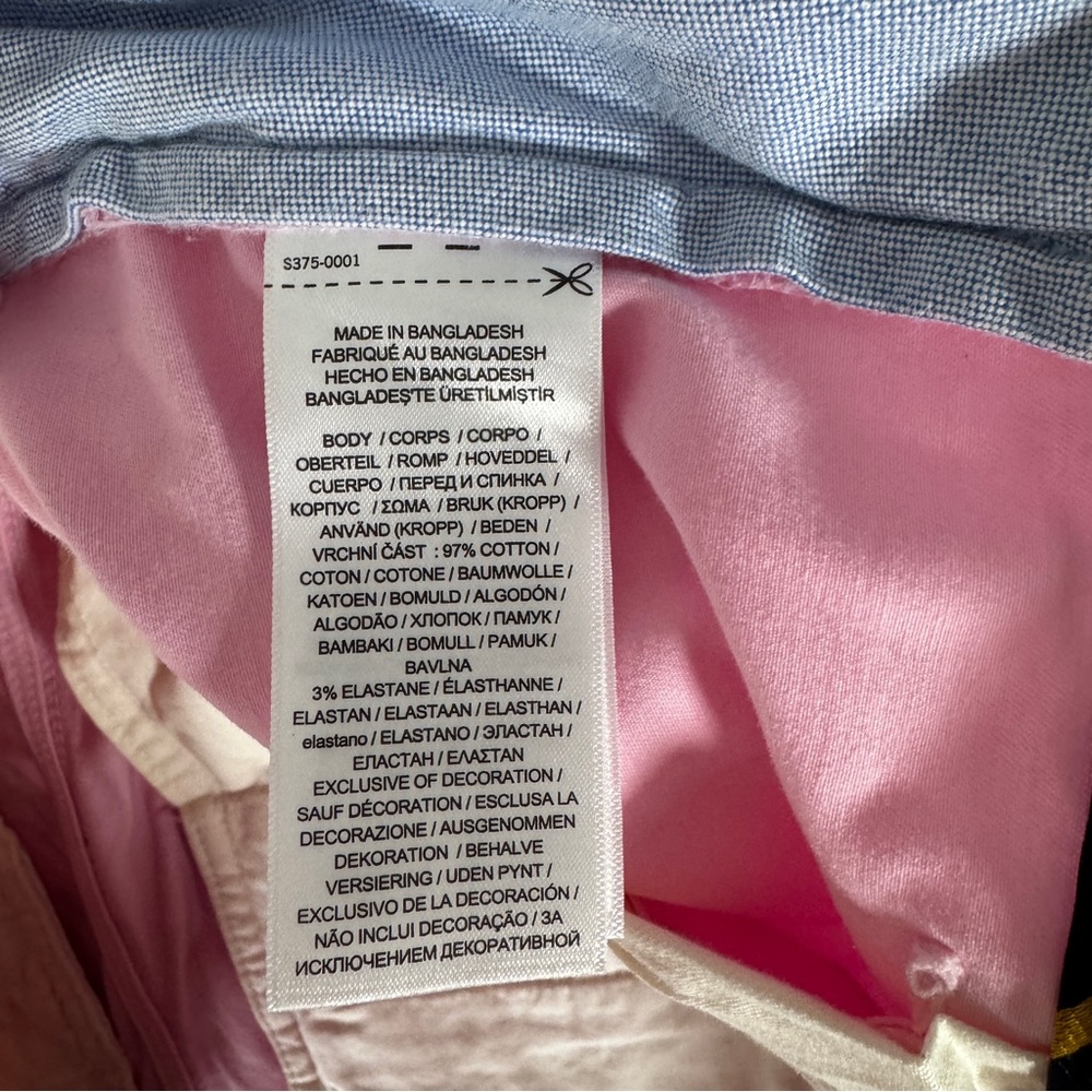 Polo Ralph Lauren Men’s Pink Chino Pants Stretch Straight Fit NWT - Picture 7 of 8
